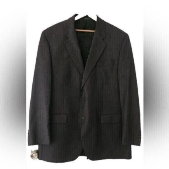 Ralph Lauren Chaps Mens Slim Fit Suit Jacket Size 44L Blazer Sports Coat… - Picture 2 of 8